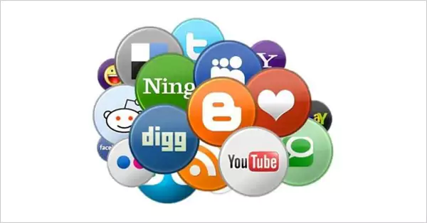 Social Media Platforms Logo Cluster