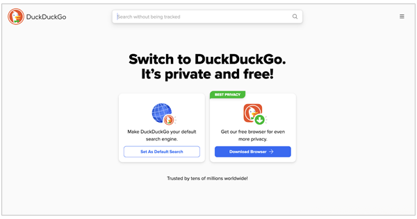 DuckDuckGo search engine