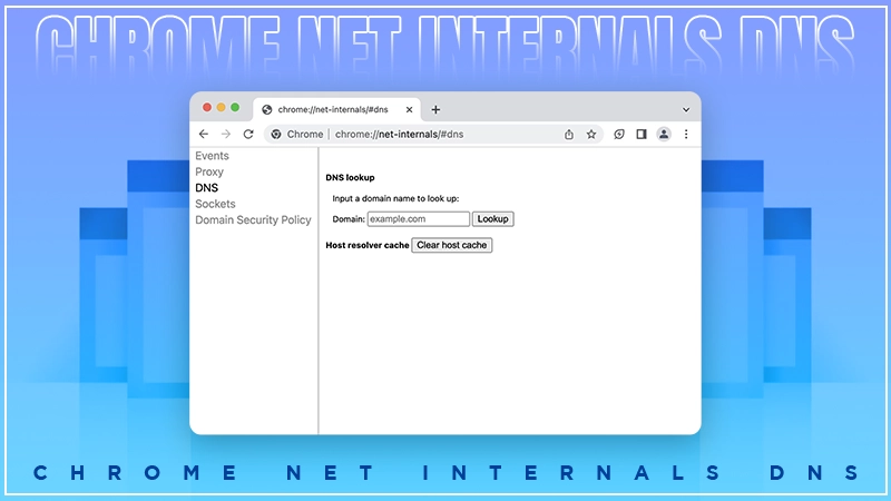 chrome net internals dns