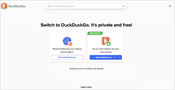 DuckDuckGo search engine